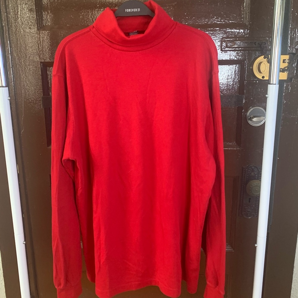 Men’s Red Turtleneck